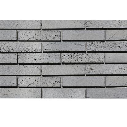 Grey Hs-Es-02 Grey Basalt Lava Stone Brick Slab Customized Size HS-ES-02