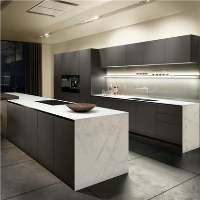 Cheap price kitchencabinet custom made modern grey lacquer paint kitchen cabinet set designs  HS-KC163