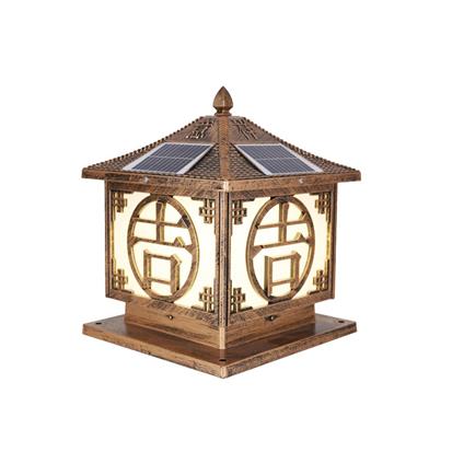 Chinese traditional style outdoor  landscape lighting solar street lights  HS-ZC-GGD4105-2