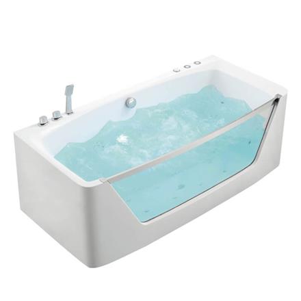 Hanse Acrylic Resin Clear Glass Whirlpool Indoor Massage Bathtub  HSL-1822