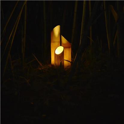 3w decorative design bamboo wood path led lights for landscape  HS-CP7037-2