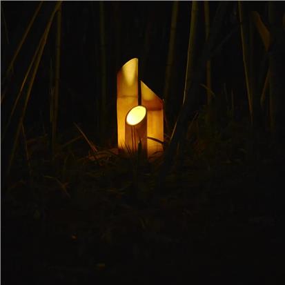 3w decorative design bamboo wood path led lights for landscape  HS-CP7037-2