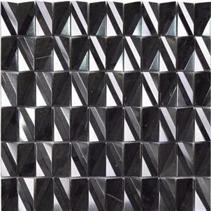 Black Polished Marble Tile Customized Size YQ1090S