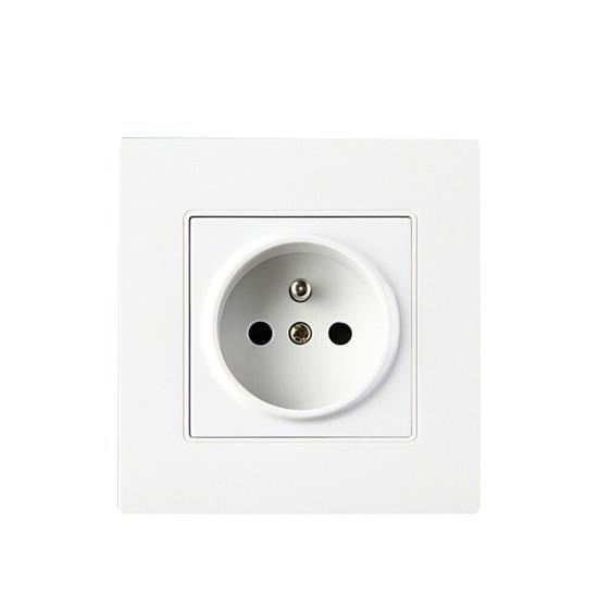 wall outlet switch european french electric socket  F21-27