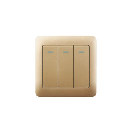 High quality electronics 3 gang wall switch  TH03