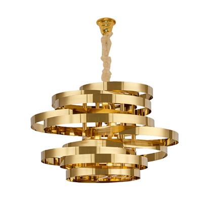 Hanse E14 Golden Luxury Multi Colored Glass Chandelier  HS192-620