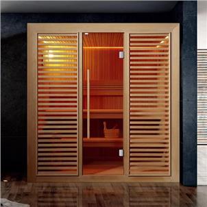 Sauna Bath Wooden Cabine De Sauna Preo Corner Traditional Sauna Room  HS-SRSR1505