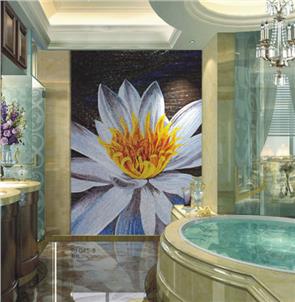 Coloured Glazed Glass Mosaic Tile 1200 x 2400mm PJ045