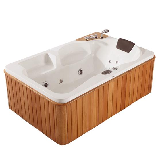 HS-B1625T outdoor bath tub/ wood freestand bathtub/ bathtub with wood  HS-B1625T