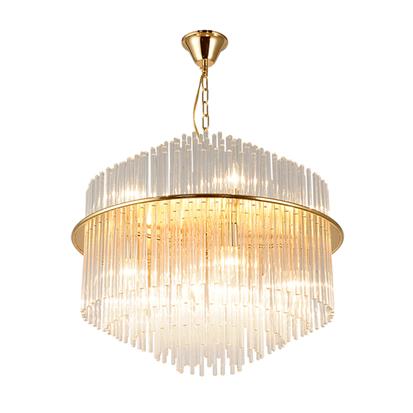 Hanse Clear Crystal Gold Brass Pendant Light  HS091A-650