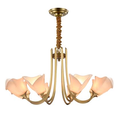 Hanse 6 Murah Brass Led Chandelier  HS-ET6097-6