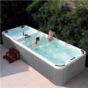 Large Endless Fiberglass Adult Swim SPA Pool Hot Tub Endless Pool Inground  HS-S0613