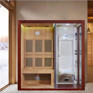 Japan Two Person Far Infrared Sauna Shower Manufacturer  HS-1600SR1
