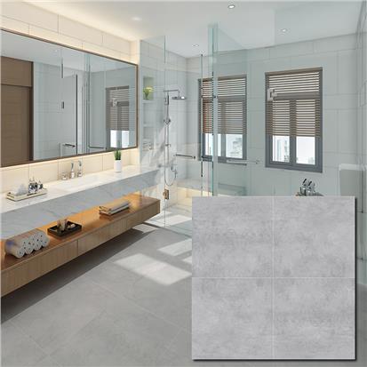 Grey Glazed Porcelain Floor Tile 600 x 600mm HBF012