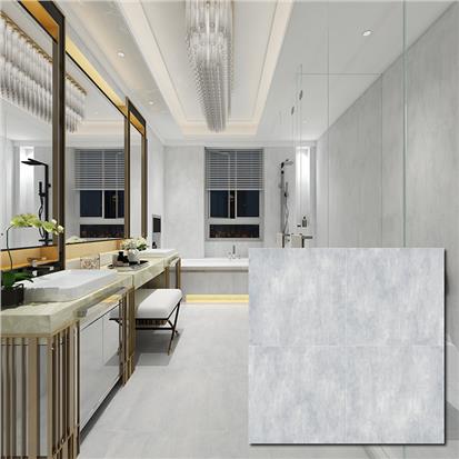 Grey Polished Porcelain Floor Tile 600 x 600mm HBF016