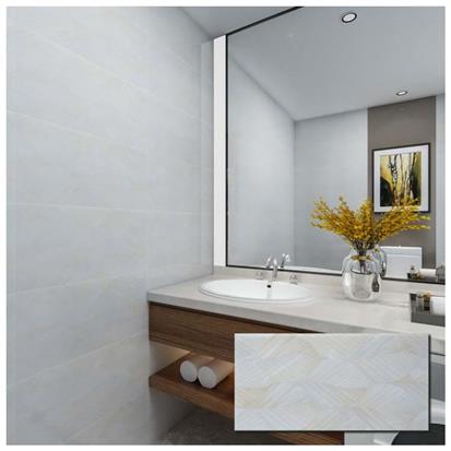 White Glazed Ceramic Tile 300 x 600mm HM3734MB