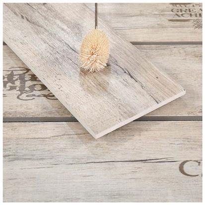 Light Grey Glazed Porcelain Wood Tile 150 x 800mm HMF158660H