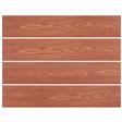 Brown Glazed Ceramic Wood Tile 150 x 800mm HMF815755