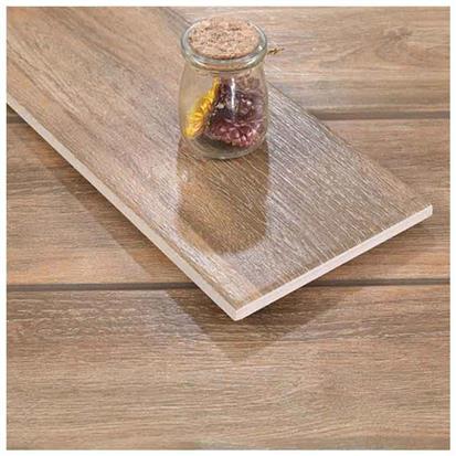 Brown Glazed Ceramic Wood Tile 150 x 900mm HMF915005