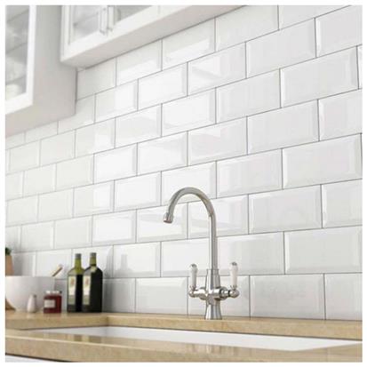 White Glazed Ceramic Tile 75 x 150mm HS-M751500X