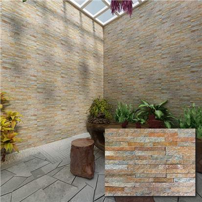 Brown Matte Artificial Stone Tile 150 x 600mm HS-ZT012