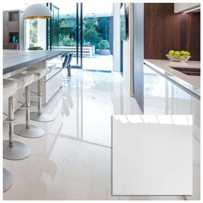 White Polished Ceramic Floor Tile 600 x 600mm HS601GN