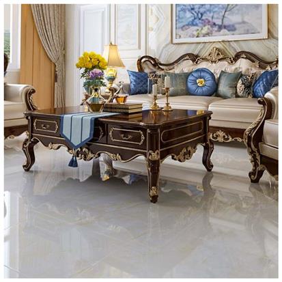 White Polished Porcelain Floor Tile 600 x 600mm HS627GN