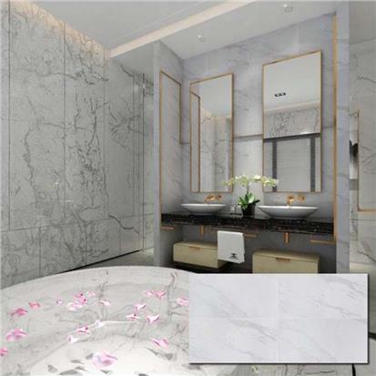 White Glazed Ceramic Tile 300 x 600mm HYH36001