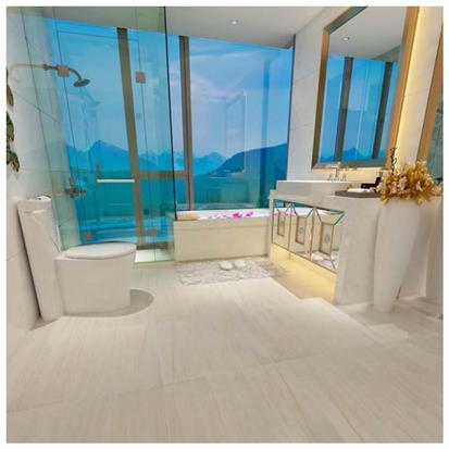 Beige Polished Porcelain Floor Tile 600 x 600mm HYH6077PA