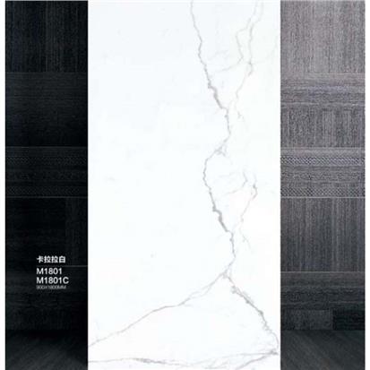 White Glazed Ceramic Wall Tile 900 x 1800mm M1801