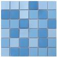 Blue Polished Ceramic Tile 300 x 300mm MD003T