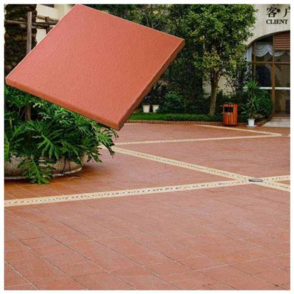 Red Glazed Porcelain Floor Tile  MPO-0061