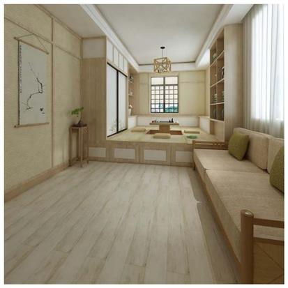 White Glazed Ceramic Wood Tile 150 x 800mm N8153041