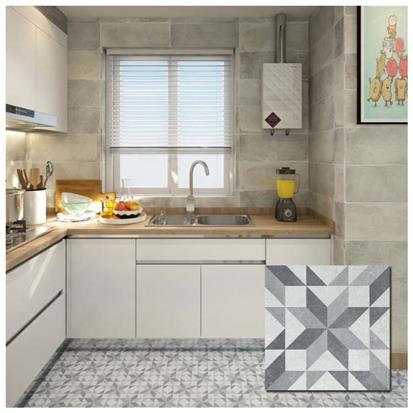 Grey Glazed Ceramic Wall Tile 200 x 200mm PM2563