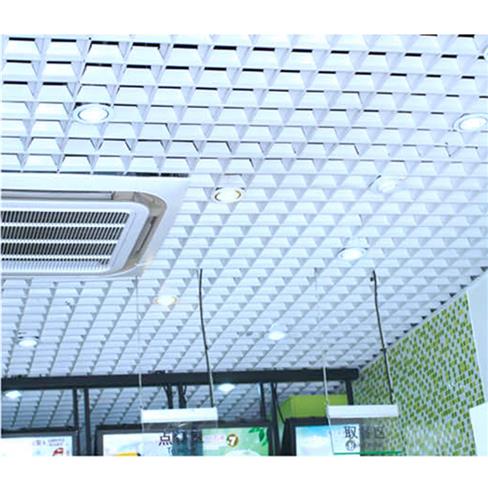 Luxury Home Nordic Design Aluminum Open Cell Ceiling Tiles And Grid Decoration  HS-A20062