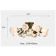 Hanse Indoor Hotel/Household Floral Night Led Wall Chandelier  HS-ART0416