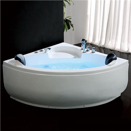 120Cm Small Massage Clear Acrylic Cheap Corner Bathtub  HS-A9175