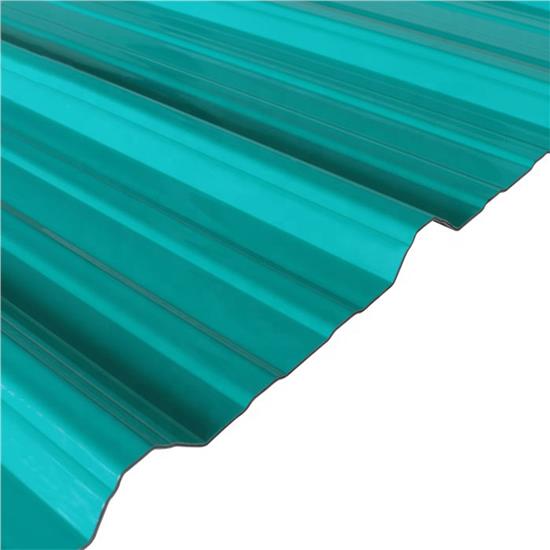 Blue Fireproof Materials Translucent Color With Insulated Styrophone Roofing Shingles Materials Green Roof Tile Customized Size ASA-1