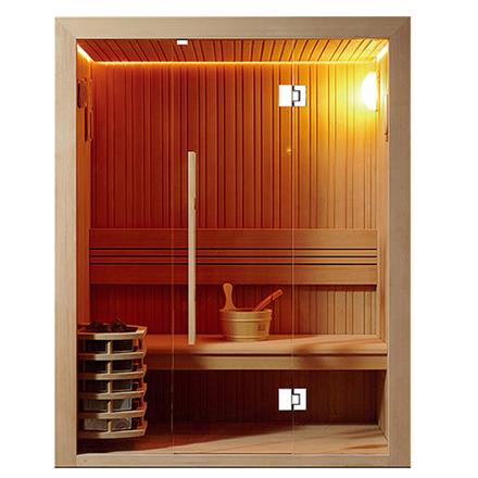 Finland Sauna/ Corner Traditional Sauna Room/ Sauna Shower Bathroom  HS-A9119