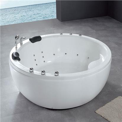 Extra Large Electric Free Standing Sexy Massage Circle Bathtub Acrylic Sizes  HS-A9003