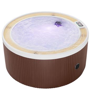 Lazy Miami Galvanic Round Balboa Helsinki 4 Person Indoor Outdoor Whirlpool Hot Tubs Spas  HS-A9023