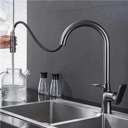 Black Water upc 61-9 Pull Down Kitchen Mixer Tap Faucets And factories  HS-8021-5