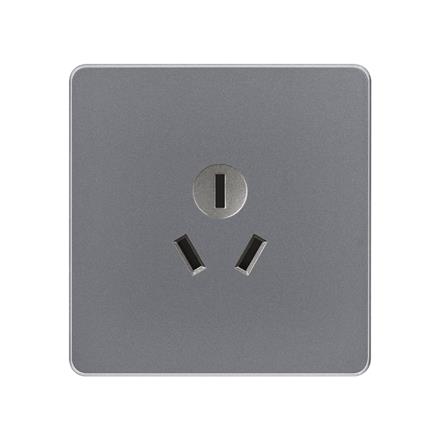 factory price baking paint gray series 16a 3 hole socket  AB 16A 3 pole switch