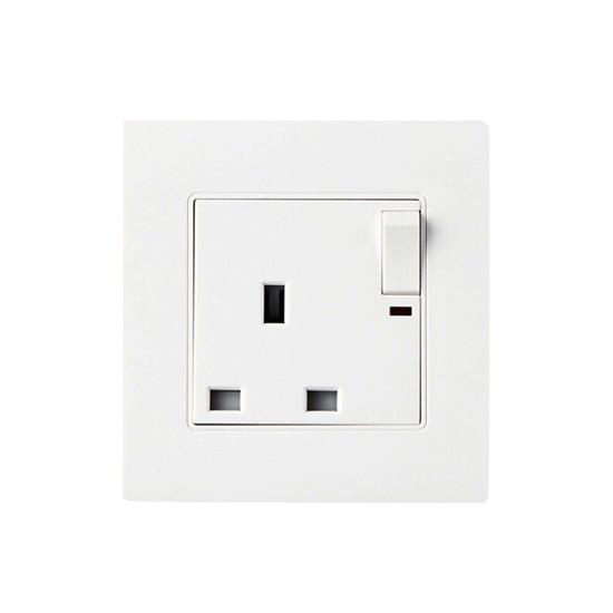 one gang one way switch mk switched socket  F21-21