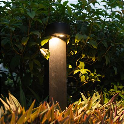 Hanse 12 Voltage Waterproof Classic Brass Spike Led Garden Light  HS-CP7018-2