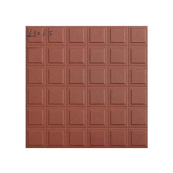 Brown Moisture-Proof The Ceramic Bricks Price Garden Fire Cheap Red Clay Brick Floor Tile 300 x 300mm MPB-0044