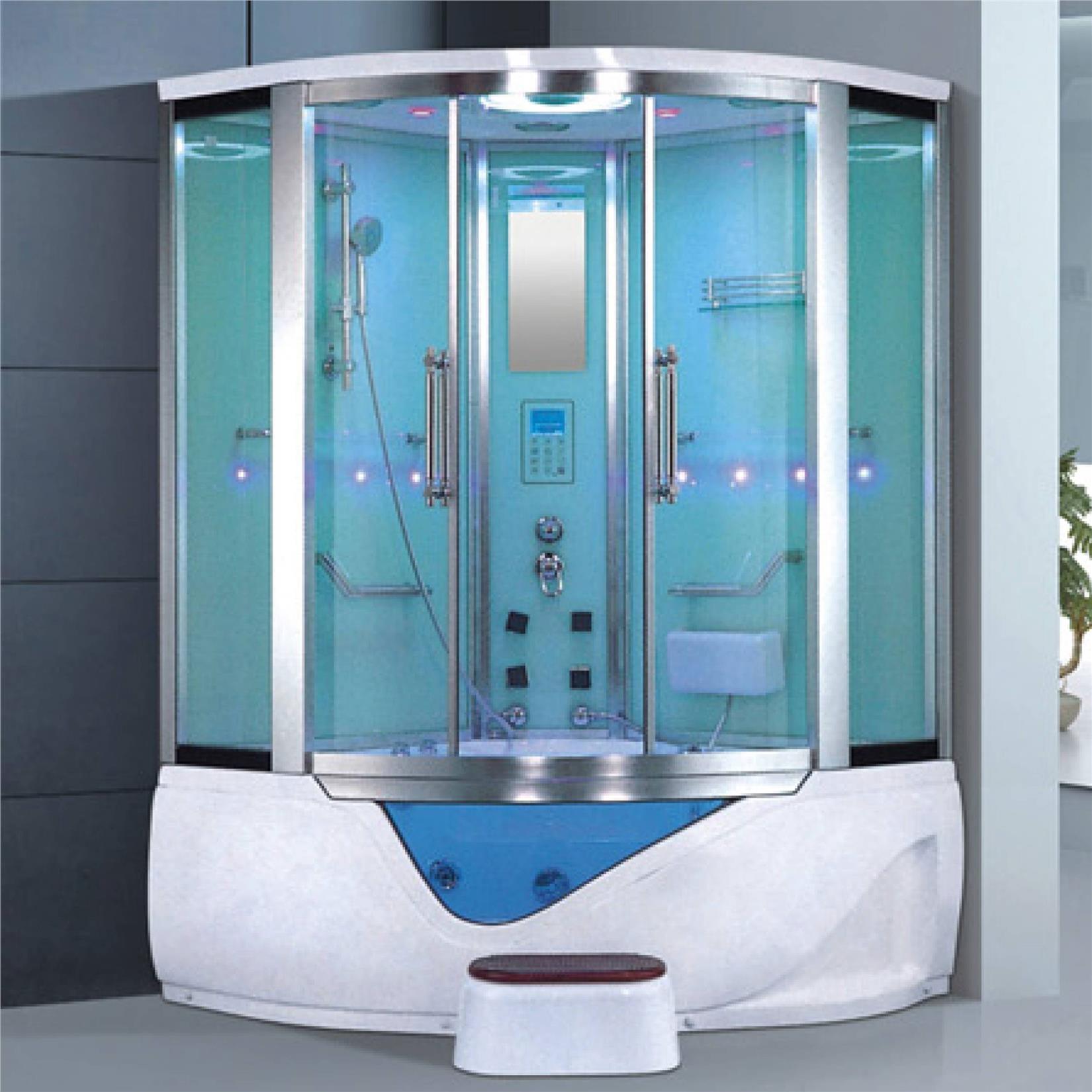 Steam Shower Whirlpool Bathtub/ Fiberglass Steam Room/ Water Steam Bath