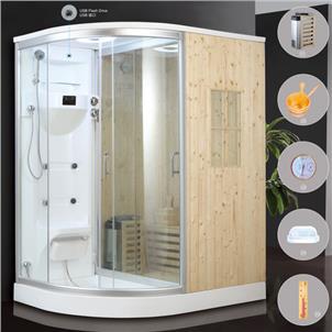 1700X1200 Indoor Computer Control Wet Steam and Sauna Rooms  HS-SR0614
