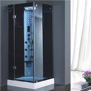 Foshan Bathroom 90X90 Square Tray Wet Bath Steam Shower Cabin  HS-SR021
