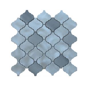 Blue Glossy Ceramic Tile Customized Size JN1001